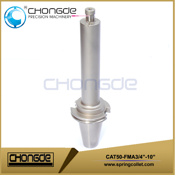 CAT50 Face Shell Mill Porte-outils 3/4&quot; Pilot Dia. 10&quot; Projection