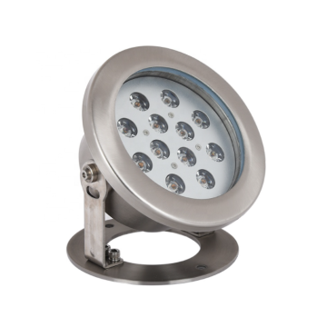 Small size waterproof IP68 12w pond lighting