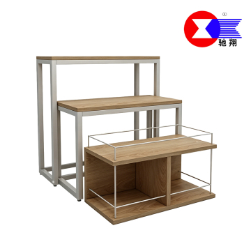 Combined Wood Metal Step Display Unit