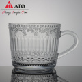 Durable beer mug glass with handle glass