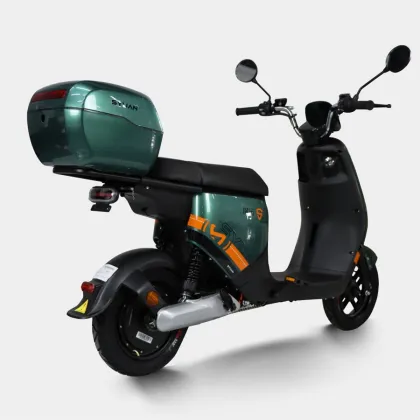 48V 24Ah Electric Moped Scooter with Big Wheels and 1000W Hub Kit