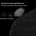 Foldable Down Puffer Jacket for Men with Hood