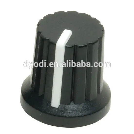CNC turning machines outer threaded plastic knob 6mm shaft manufacturer