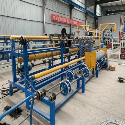 German Chain Link Wire Fence Mesh Weaving Machines