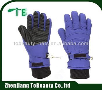 nice purple ski glove