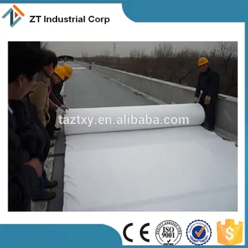 1000g m2 pp pet short fiber needle punched nonwoven geotextile