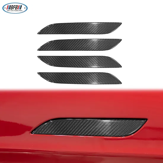 Carbon Fiber Door Handle Covers for Tesla Model S 2016-2018
