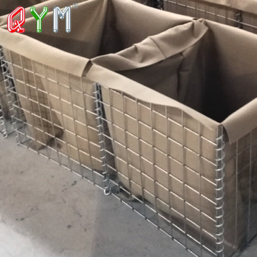 Defence Water Barrier Galvanized Gabion Box Defensive Barrier