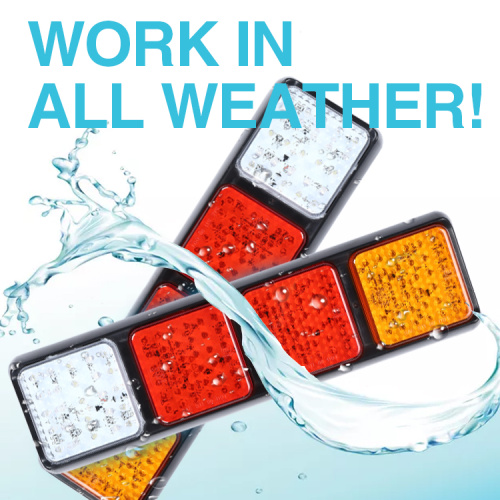 ટ્રેલર પૂંછડી લાઇટ કીટ સ્ટોપ/રિવર્સ/ધુમ્મસ/સૂચક એલઇડી સંયોજન પૂંછડી પૂંછડી લાઇટ ટ્રક ટ્રેઇલર આરવી યુટીવી કેમ્પર વાન બોટ