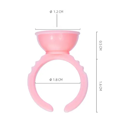 Professional Ring Lamp Eyelash Extension Glue Ring Holder