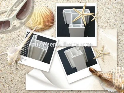 88 Series White PVC profile, Casement window and door u-shaped upvc plastic profile, Plastic steel profile, PVC steel profiles