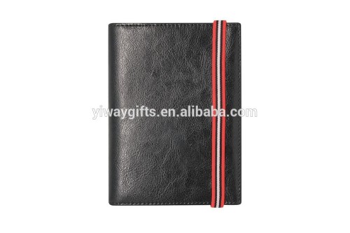 Genuine leather passport holder for travel