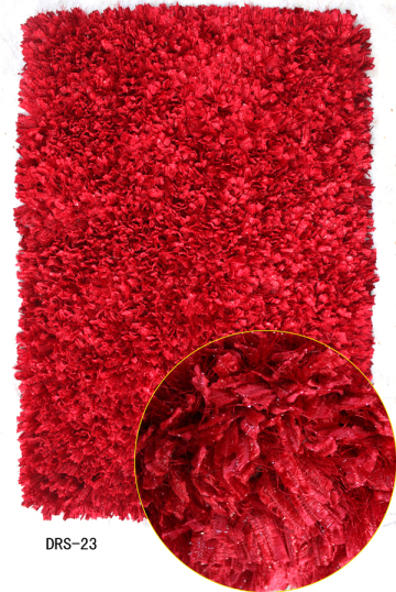 Polyester Elastic Feather Silk Shaggy Rug