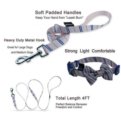 Leash haiwan kesayangan mewah dan set kolar