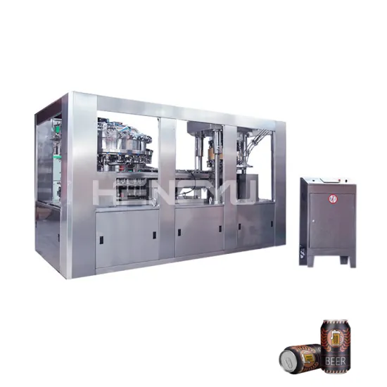 Carbonated Beer Can Filler - Hengyu Beer Canning Machine with Full Technical Support