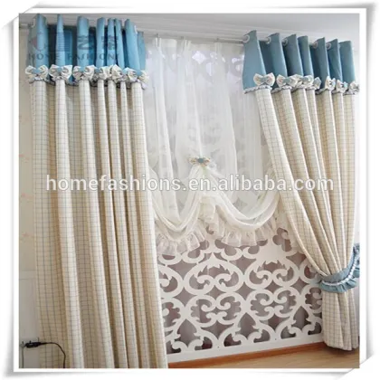 Yilian Luxury Curtain Fabric /Blackout Fabric Curtain