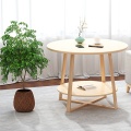 New Design Round Double Layers Coffee Table