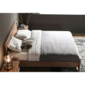 Diseño de cama con somier de roble de 1,8 m de casa de lujo