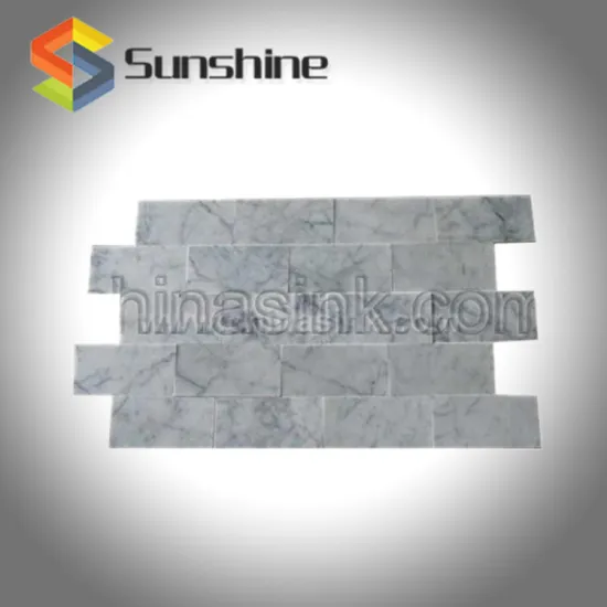 Bianco Carrara Marble Natural Stone Subway Tile