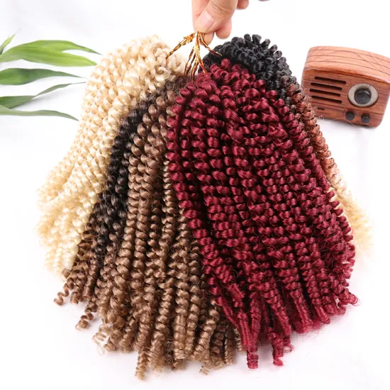 Private Label Jamaican Hairs Micro Blonde  613 Large Crochet 12 Inch Ombre Nubian Spring Twist Hair