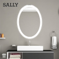 SALLY Овальное зеркало для макияжа со светодиодной подсветкой и подсветкой для ванной комнаты с регулируемой яркостью