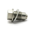 Stainless steel neodymium magnet fuel drain plug