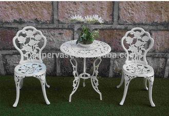 Metal Outdoor Furniture Patio Bistro Set , Aluminum Garden