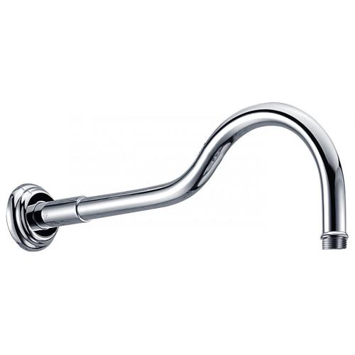 Gooseneck Brass Dusch ARM Badrum Tillbehör