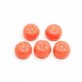 Künstliches orange geformtes Harz Cabochon handgemachtes Kunsthandwerk Dekoration Perlen Charms Kinder DIY Spielzeug Ornamente Spacer