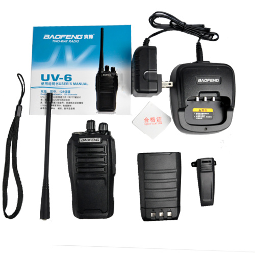 Baofeng UV-6 портативный любительский двойная группа Walkie Talkie