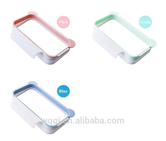 Mini Colorful Panda Plastic Kitchen Hanging Type Garbage Can and Trash shelf