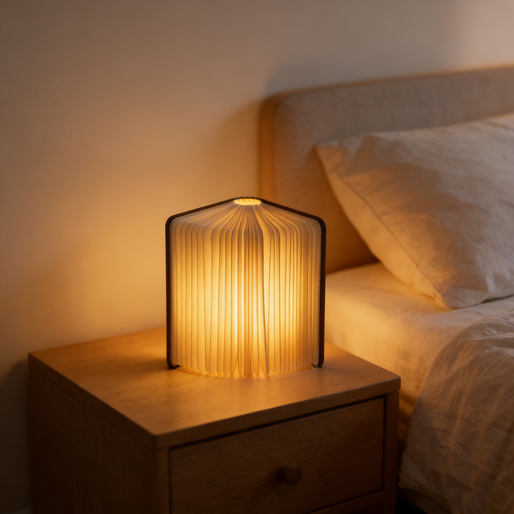 Open On Close Off Book Lamp