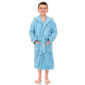 shawl collar kids bathrobe plush fleece children bathrobe