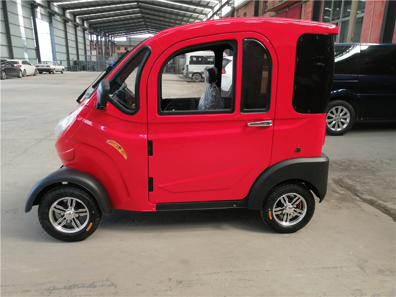 red Neighborhood Electric Vehicle