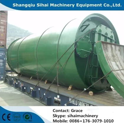 Waste Tire Convert Into Fuel Oil Machine