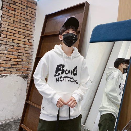 New design polyester cotton hooded sweatshirt for men