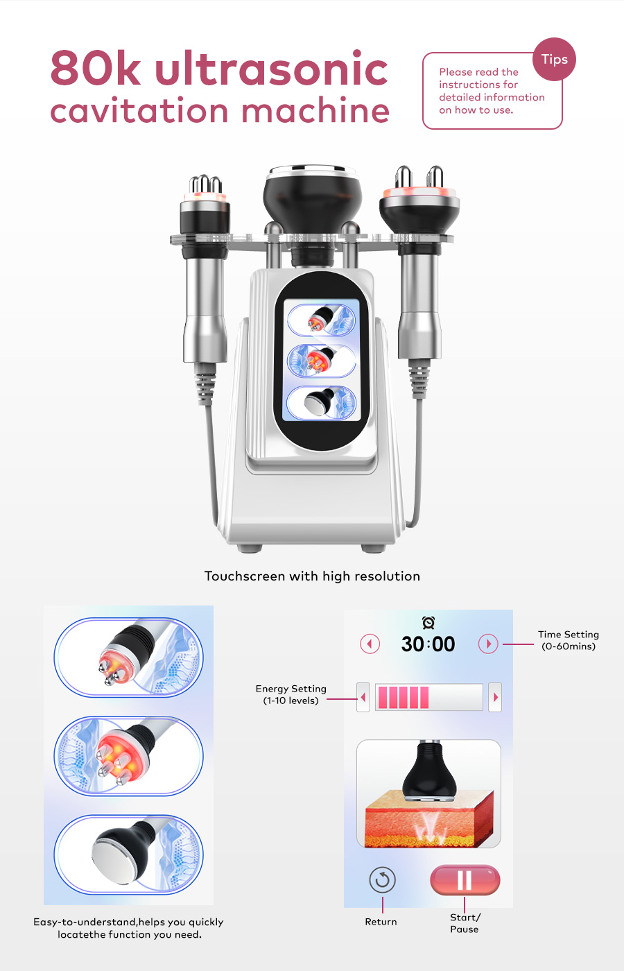 ultrasonic fat cavitation machine