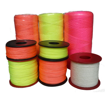 Diamond Braided Cord String Reel - PP Nylon Polyester 1mm to 3mm 8/16 Strands