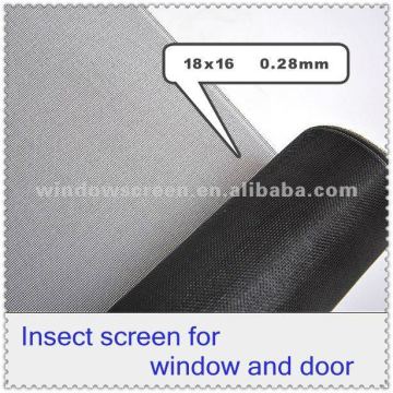 Standard export gray black insect screening