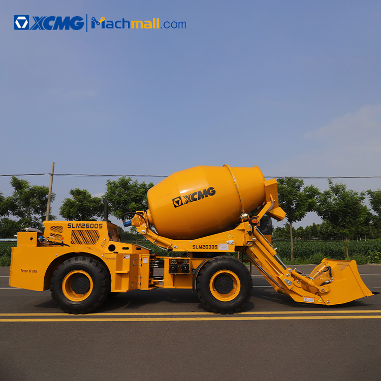 XCMG Small Self-loading Mobile Concrete Mixer Truck