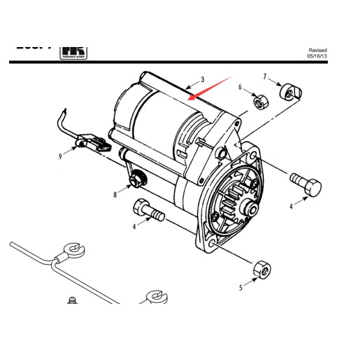 Thermoking Original Parts 452326 Motor de partida