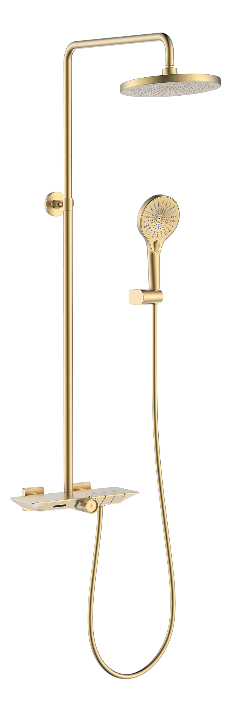 gold thermostatic shower