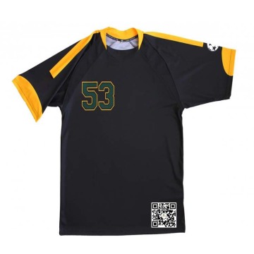 OEM Production Polyester Interlock Sublimation Rugby Jersey Custom Printing