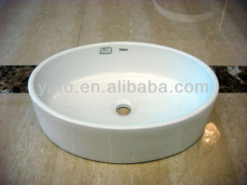 YC-8011 Ceramic Oval top basin