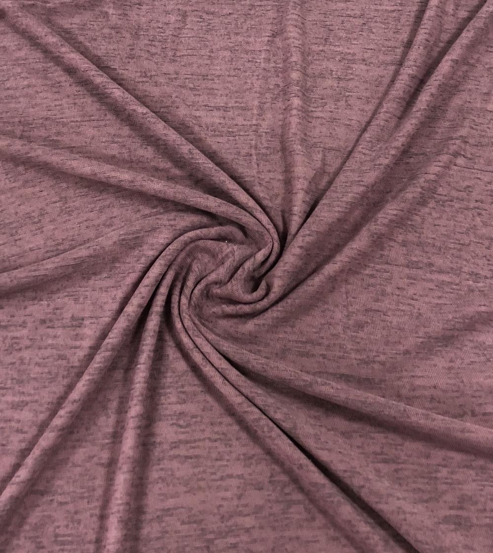 	Polyester Imitation Linen Dyed Knit Jersey Fabric