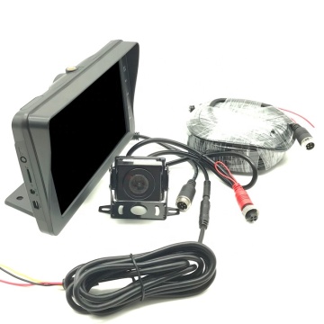 Hôte d'affichage de 7 pouces avec une surveillance de camion 2CH Set AHD 960p Starlight Night Vision