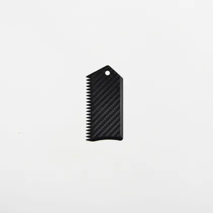 Multifunction Surfboard Wax Comb and Wax Scraper - Portable Black Wax Remover Accessory