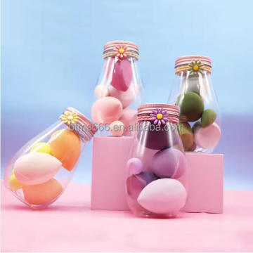 Multi-Colored Makeup Sponge Set - 6 Pcs Blender Beauty Sponges in Pink, Green, Yellow & Purple