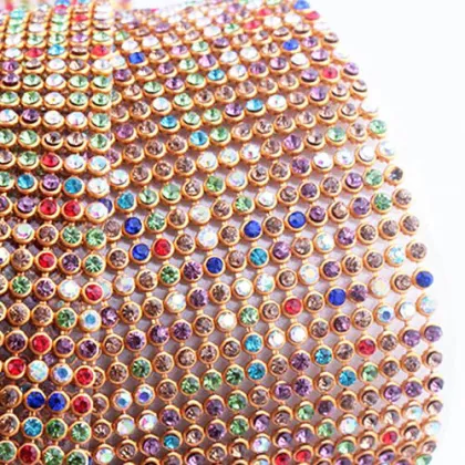 DIY Wedding Diamond Mesh Wrap Roll Sparkling