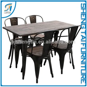 Hot popular wooden dining table chair designs